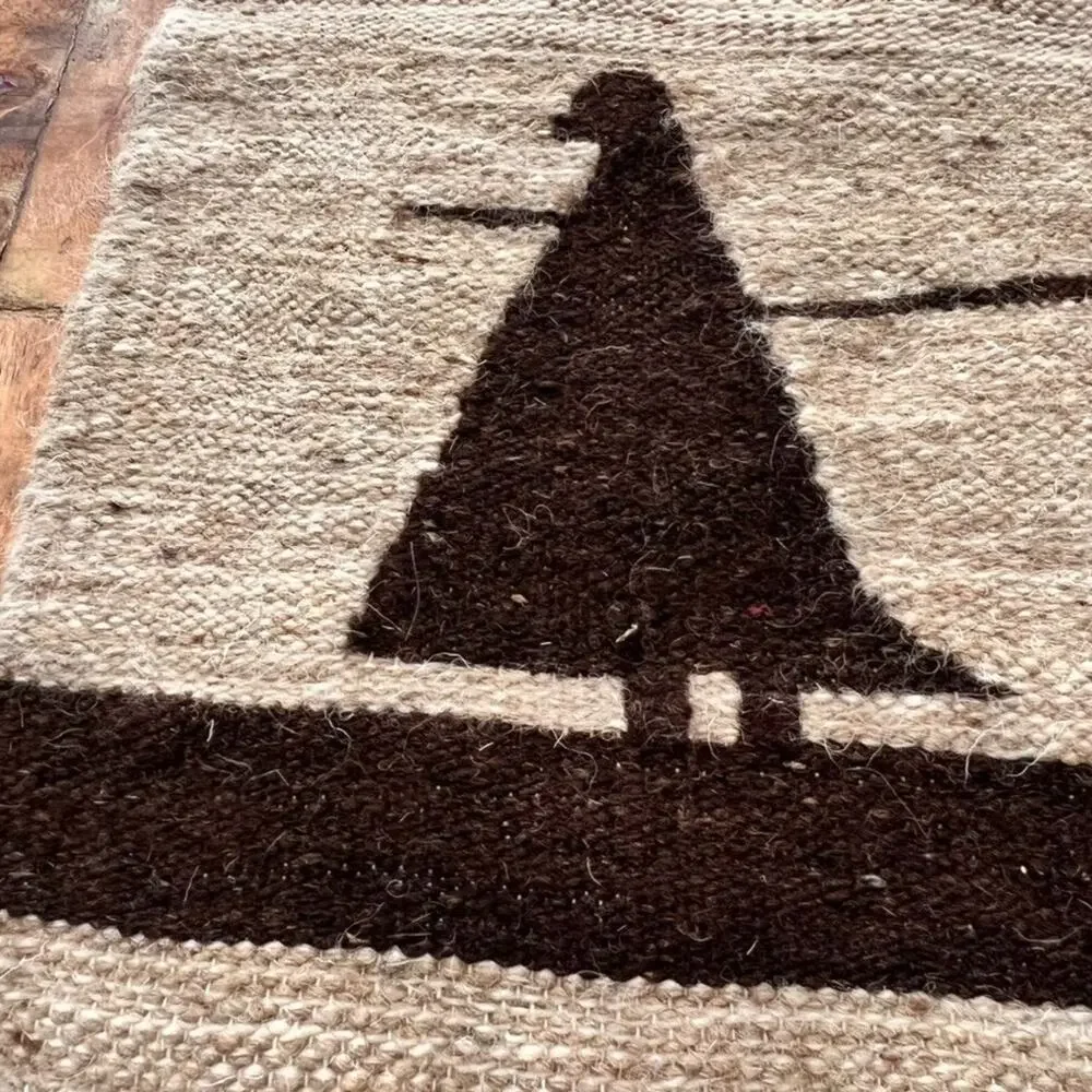 Egyptian Hand woven Rug 47 x 30